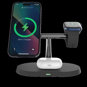 Wholesale 3-in-1 Magnetic Wireless Charger Station with Magnetic iPhone / iWatch Charging from china suppliers
