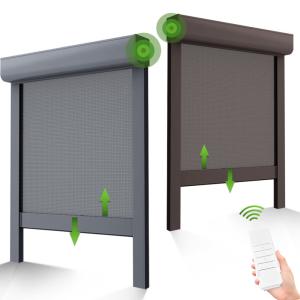 Wholesale Smart Waterproof Electric Outdoor Roller Blind With Zipper Track from china suppliers