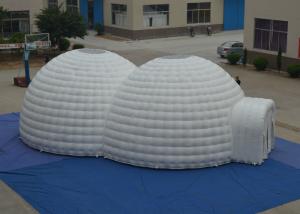 Wholesale Exhibition Blow Up Tailgate Tent Fire Resistance , Outdoor Games Blow Up Igloo Tent from china suppliers