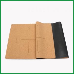 Wholesale Custom Printing Cork Natural Rubber Anti Static Superior Grip no slip Yoga Mat from china suppliers