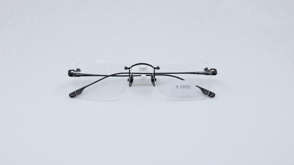 Unisex reading glasses frame titanium high quality glasses rimless collection