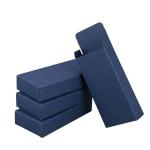 Cardboard Kraft Paper Packaging Boxes / Black Kraft Gift Box Foil Stamping