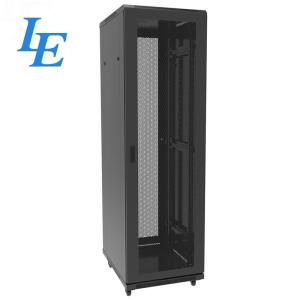 Wholesale Mobile Industrial Server Cabinet With Tempered Glass Door 18U - 47U Height from china suppliers
