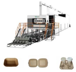 Wholesale Industrial Paper Pulp Tray Forming Machine Food Packaging Making Machinery from china suppliers