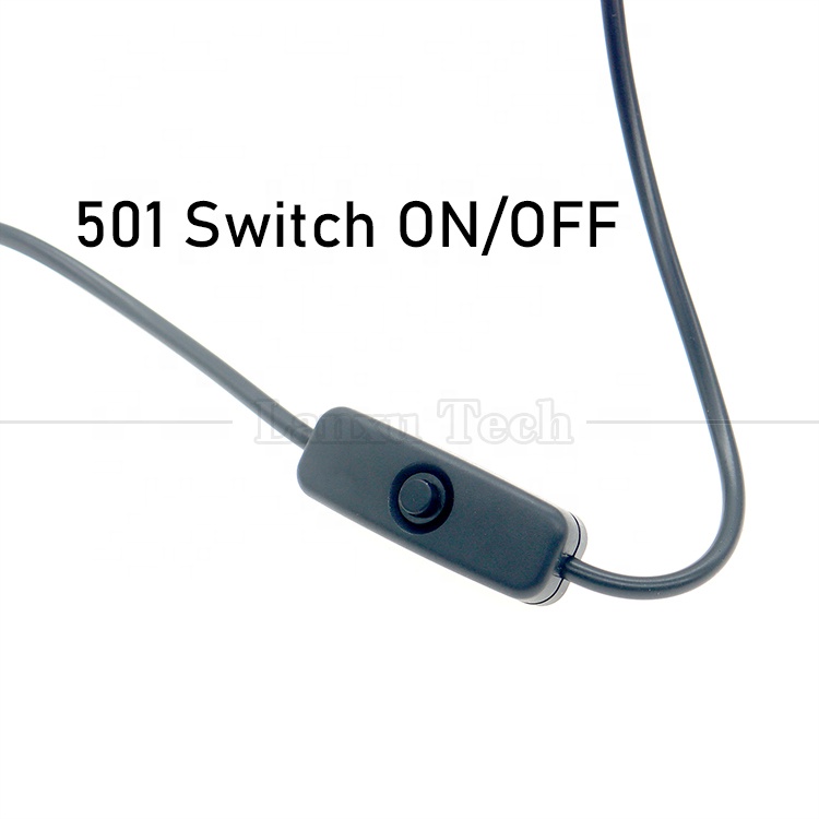 USB to 9V 12V DC 5.5x2.1mm Jack Power Charger ON OFF Switch Cable for Router Fan LED Strip Speaker
