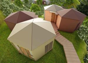 Wholesale Backpackers Hostel Prefab Cabin House , Movable Aluminum Prefab Homes from china suppliers