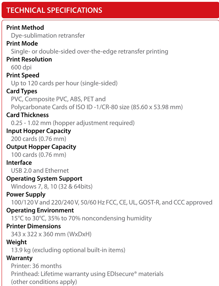 600 DPI Print Resolution Dual Sided Retransfer ID Business RFID NFC IC Card Printer SDK