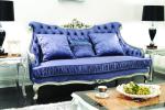 Dark Blue Luxury Living Room Furniture Sectional Velvet Modern American Sofas
