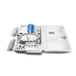 FTTH Outdoor 16 Fiber Optic Terminal Box 16 Port Pole Mount Wall Mounted