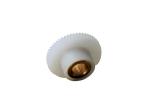 Plastic POM Miniature Spur Gears Brass Insert 56T 0.4M 20PA AGMA 7
