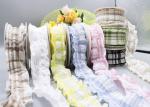 Washable Japanese and Korean Style Puff Wrinkle Grid Band Hair Accessories