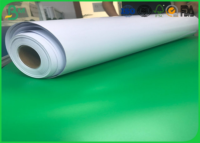Roll 24 Inch 36 Inch Absorb Printing Ink One Side High Glossy Photo Paper