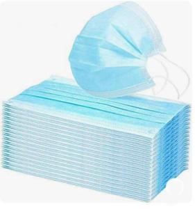 Wholesale Adult Blue 85.8L/Min Earloop 3 Ply Face Mask from china suppliers
