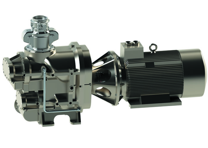 340hp Gas Powered Rotary Screw Air Compressor Air Cooled or Water Cooled