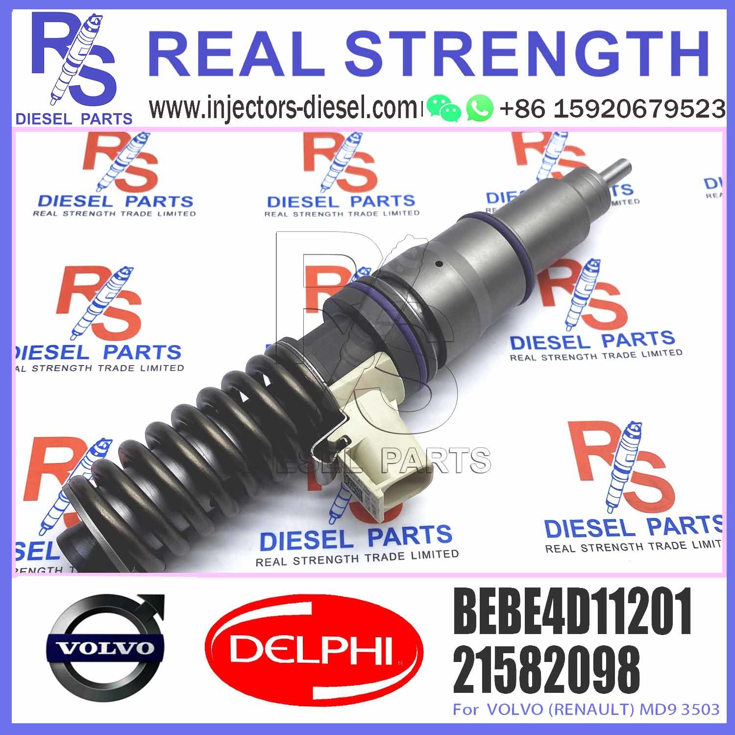 Diesel Fuel Common Rail Injector 20747798 21644600 85003950 For E3.18 E3.0 E3.1 New Technology