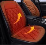 Leather Heated Car Seat Cover , Far Infrared Heating Seat Cushion SHEERFOND OEM