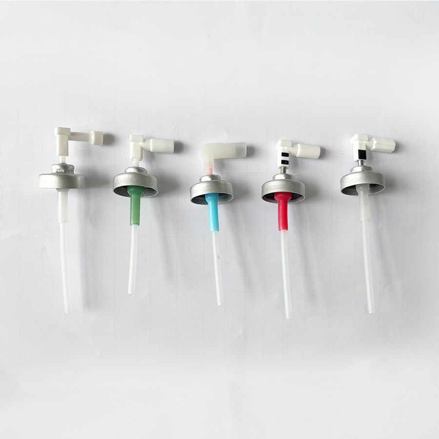 L Actuator Aluminum Metered Aerosol Valve For Cosmetic Aerosol Cans