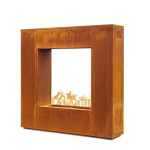 Wholesale 72 Inch Free-Standing Patio Heater Corten Steel Natural Gas Burner Fireplace from china suppliers