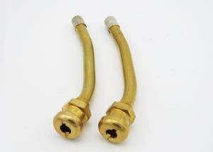 Wholesale V3.20.11 Brass Valve Stem , Metal Tire Valve Stem Bend Degree 27° Or 42° from china suppliers