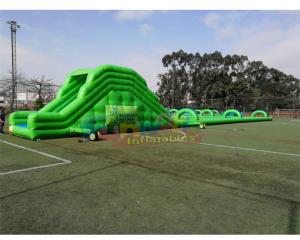 Wholesale CE Outdoor Inflatable Water Slides 1000ft Long City Inflatable Slip And Slide For Adults from china suppliers