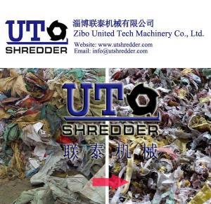 Wholesale high efficency double shaft shredder - plastic jumbo bag shredder, plastic bag, package bag shredder / crusher from china suppliers