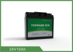 Long lifespan Deep Cycle Lithium Battery 10Ah / 24V LifePO4 Battery Light weight
