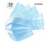 CE FDA Disposable Medical Face Mask , 3 Ply Surgical Face Mask
