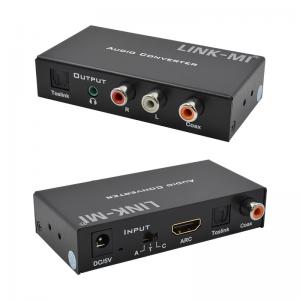 Wholesale Dac Converter Digital Analog Audio Converter Support HDMI ARC Toslink Coax Digital Audio from china suppliers