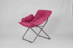 Wholesale Kids Rose Red Leisure Metal Folding Chairs With Heavy Duty Polyester Fabric from china suppliers