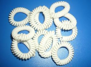 Wholesale Pure solid white fashionable China factory produce wrist coil key holder without key ring from china suppliers