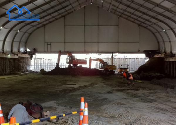 Outdoor Large Aluminium Event Curve Tents For Trade Show,Temporary Storage