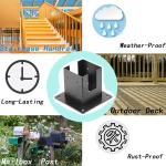 Surealong 4*4 and 6*6 Electrophoretic Coating Timber Connector Metal Pergola