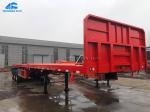 40 Tons High Strength Steel Container Semi Trailer FUWA Axle