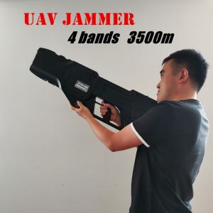 Wholesale Gun Shape Portable Drone Jammer 1.5km Jamming Distance from china suppliers