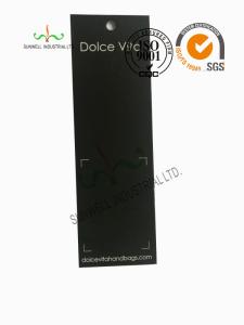 Wholesale 400gsm Coated Art Paper Custom Jewelry Hang Tags Matte / Glossy Lamination from china suppliers