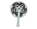 Hot sale Gary color mountain bicycle chain wheel and crank. 3 speed Mountain
