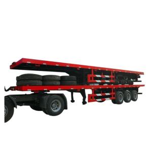 Wholesale Flatbe Container Transport Trailer Chassis 40 ton ,60ton, from china suppliers