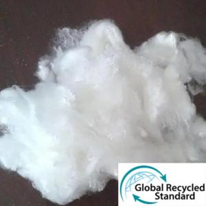 Wholesale 64mm Recycled Polyester Staple Fiber 1.5D Non Silicon Fiber from china suppliers