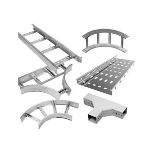 Buy cheap Galvanized Steel Cable Ladder Tray Silver Finish Wall Mounted Weather Resistant from wholesalers