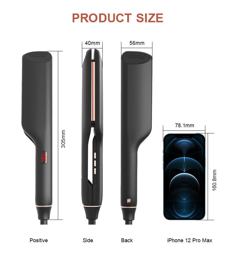 PTC electric Two Barrel Curling Wand , Ceramic 2 Barrel Hair Curler