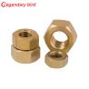 Buy cheap DIN 934 M3 M4 Hex Brass Copper Insert Thread Drive Locking Nut from wholesalers