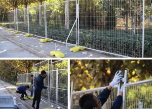 Wholesale Powder Coated 5.0-7.0ft Temporary Fence Panels For Events from china suppliers
