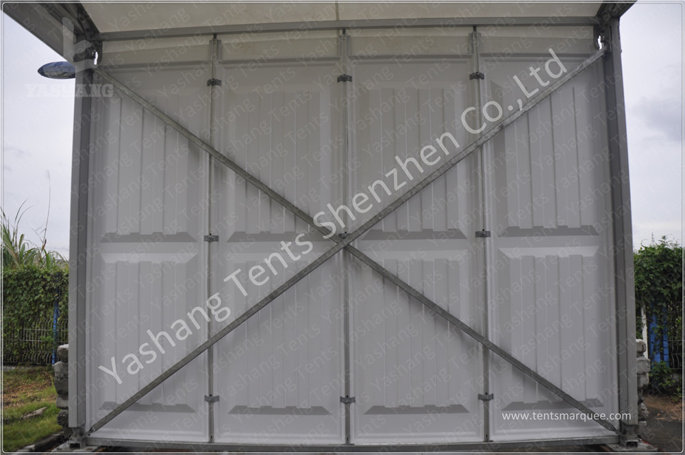 Waterproof Outdoor Event Tent Fittings Glass Wall / ABS Wall / Corrugated Sheet Wall