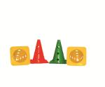 Outdoor Exercising Tourtop Large Disc Soccer Marking Marker Cone Obstacle Sign