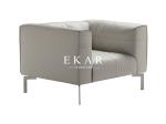 Italian Designer High-end Couch Red 3 Seater Sofa