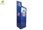 Blue Floor POP POS Displays Pocket Voting Corrugated Tall Cardboard Letter Box