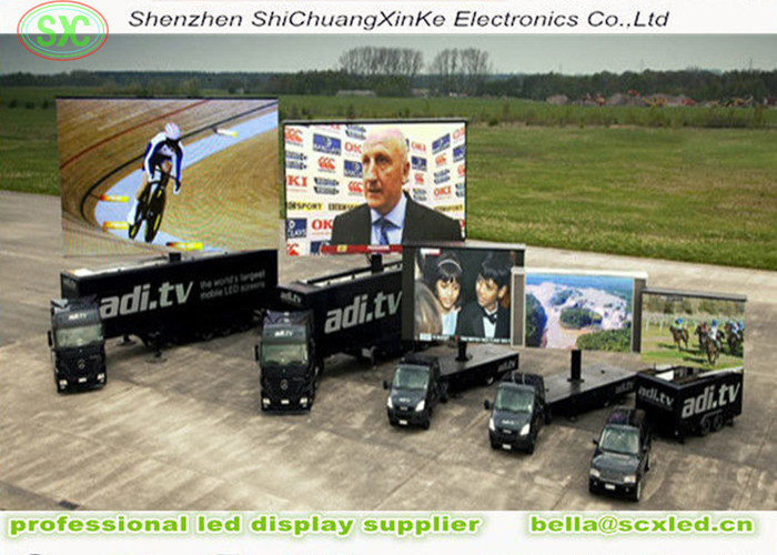 Rental Mobile Truck LED Display P6 Full Color High Resolution SMD CE Approval