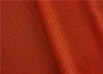 Sportswear Footbal Vest Mesh Fabric FDY Warp Knitted 100% Polyester