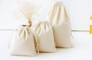 Wholesale Logo Customized Cloth Sample Bags , Mining Sample Bags With Cotton Rope from china suppliers