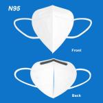 Disposable Face 4 Ply Non Woven N95 Medical Masks With Folding N95 Mouth Mask